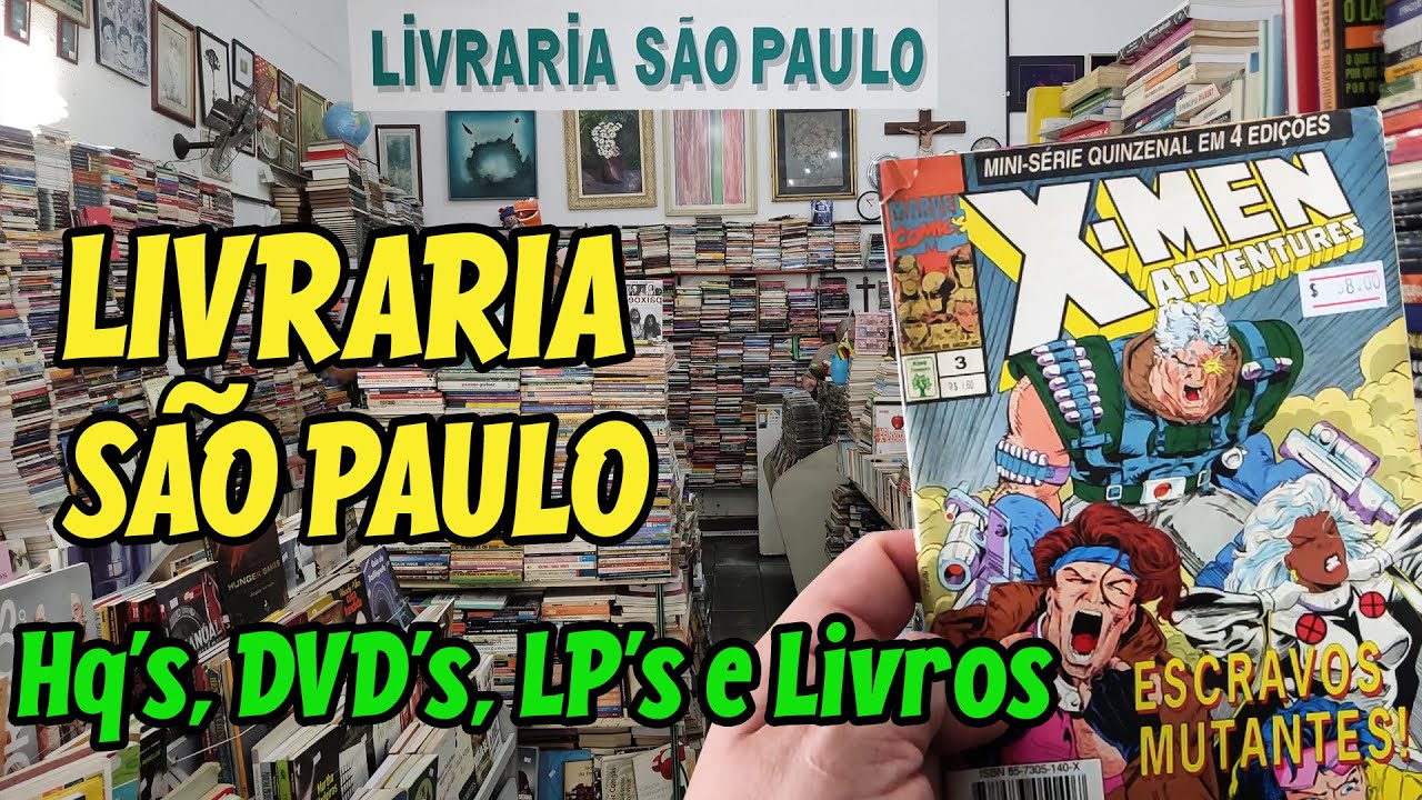 LIVRARIA SAO PAULO -  HQs, LPs, Livros e Fitas VHS de montão!!