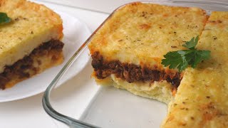 PASTEL DE PAPA CON CARNE MOLIDA