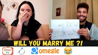 I FINALLY PROPOSED TO HER ON OME.TV / OMEGLE (ترجمة موجودة)