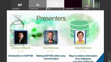 OECD Webinar | Adverse Outcome Pathways Knowledge Base (AOP-KB) and AOP developing tips
