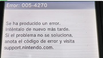 How To Fix Nintendo 3DS Error Code 005-4270?