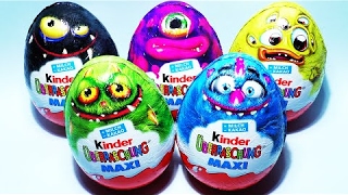 Hura Huro Kinder Maxi Surprise Eggs Toys Киндер Сюрприз Игрушки Kinder Überraschung Easter Eggs