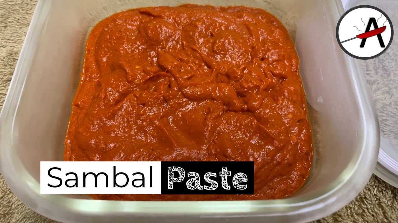 How to make Sambal Paste | Homemade Dry Chili Paste | Sambal Cili ...