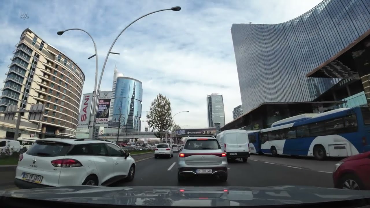 Ankara'da Araba Sürüş Turu | Türkiye'nin Başkenti 4K