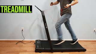 InDepth Review of the SupeRun 2 in 1 Under Desk Portable Treadmill (0.6~7.5mph max speed)