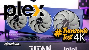 Intel Arc B580 GPU 4K Transcode Test Plex GeekShhh