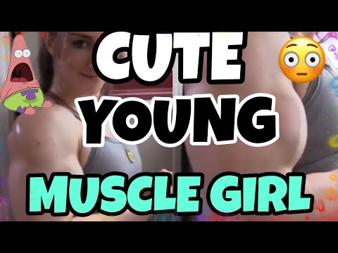 Cute Young Muscle Girl With 16+ inch biceps💪😳 | Don't mess with her | Fbb | Young Female Bodybuilder