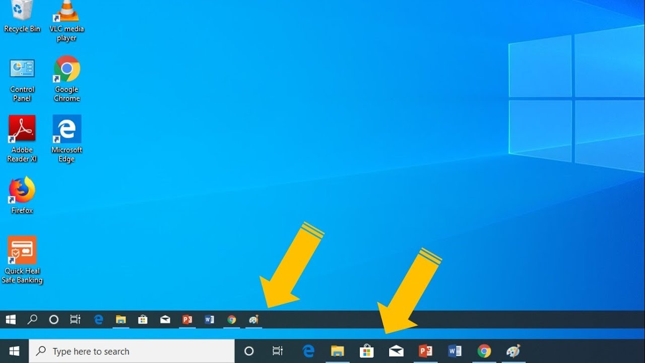 Make Taskbar Buttons Smaller Or Larger On Windows 10 YouTube