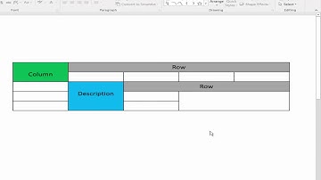 How to Merge and Split Cell in Powerpoint Document 2017
