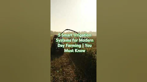 5 Smart Irrigation Systems for Modern Day Farming | You Must Know #automatedirrigation #airseeder