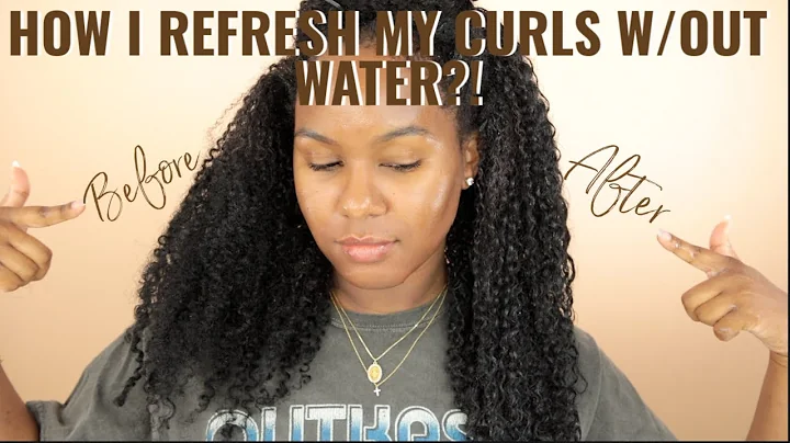 HOW I REFRESH MY CURLS Without RE-Wetting MY HAIR!? | QUICK & EASY |