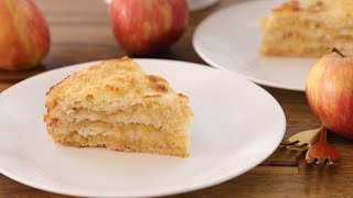 עוגת תפוחים וסולת קלה להכנה