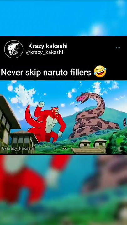 never skip Naruto fillers😂