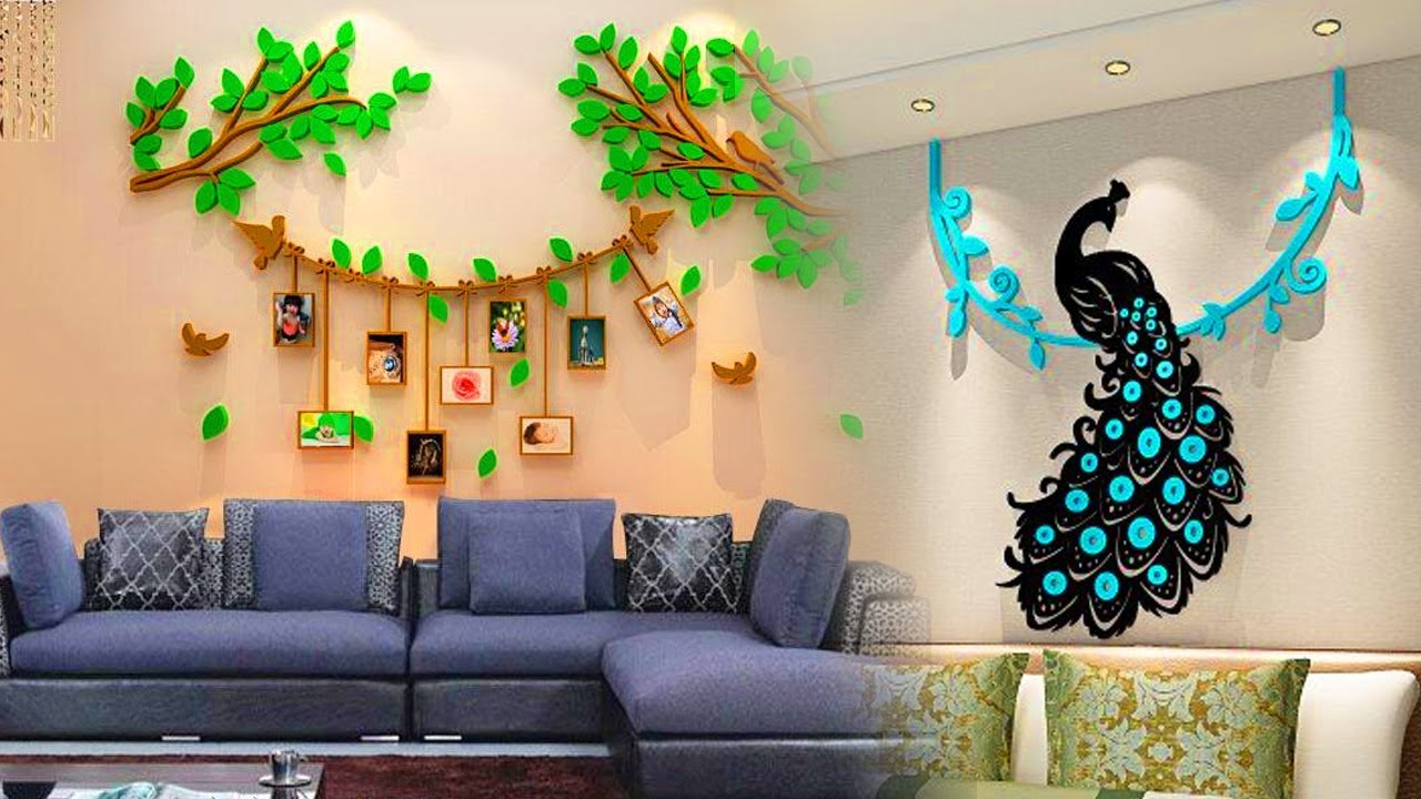 Amazing 3D Acrylic Wall Stickers Designs - YouTube