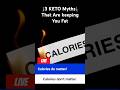 Keto Myths Busted: 3 Keto myths that are keeping you fat. #lowcarbdiet #ketofood #ketolifestyle