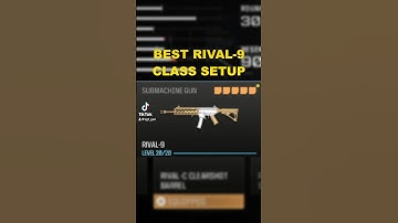 BEST RANKED PLAY RIVAL 9 CLASS SETUP in MW3! #modernwarfare3