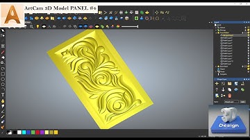 ArtCam 3D Model IMAGE TO 2D AND 2D TO 3D PART 2 #4