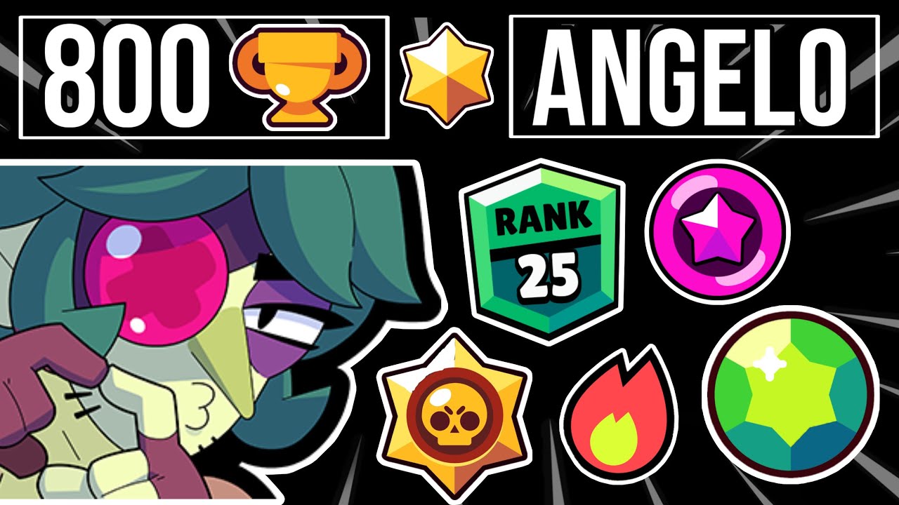 Pushing ANGELO To 800 TROPHIES! 🦟🏆 (Best Brawler Right Now!) - YouTube
