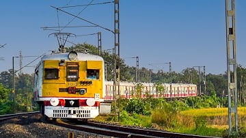 Two high speed EMU train on a beautiful curve || Indian Railway