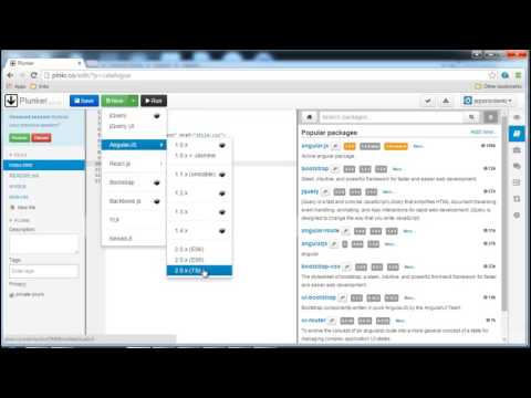 1 1 Hello World Part 1   Create Angular2 project in Plunker