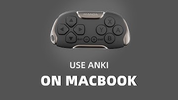 How to use Anki on Macbook with Manba mini controller
