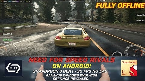 Playing Need for Speed Rivals on Android Mobile | Full Offline | GameHub Emulator 30FPS + Settings