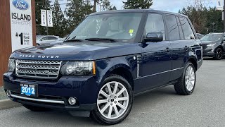 2012 Range Rover Land Rover + Trailer Hitch, NAV, Moonroof Review | Island Ford