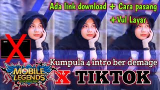 Kumpulan intro mobile legends x versi Una viral.Vul layar