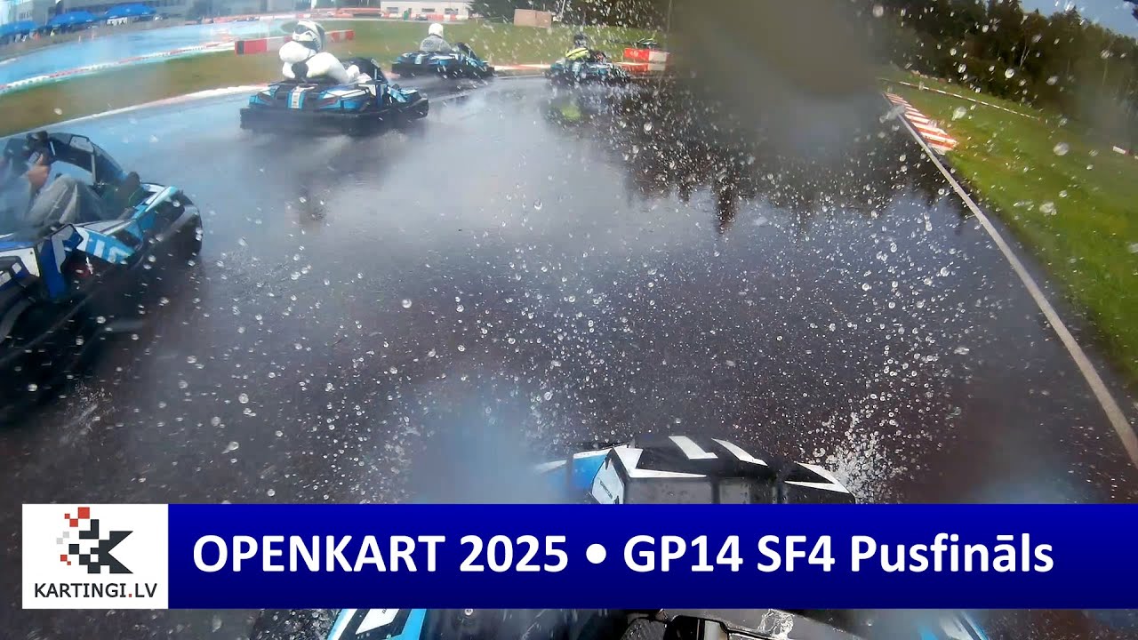 Kartingi Igaunijā • OPENKART 2025 GP14 SF4 Pusfināla brauciens