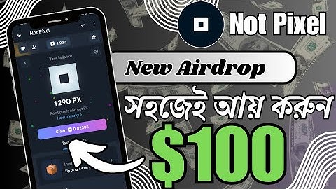 Earn $PX coin || Supported by Pavel Durov & NOTCOIN || Not Pixel Airdrop