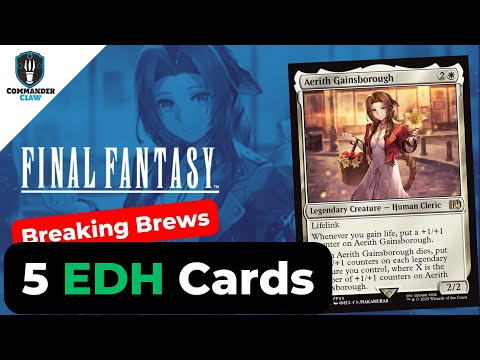 aerith gainsborough mtg commander deck Ultra PRO FINAL FANTASY: Alcove Flip Box | Magic: The Gathering return target creature card from your graveyard to your hand Aerith Gainsborough
