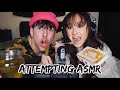 Trying ASMR for the first time! (don’t think we did it right)
