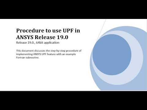 Intro to Ansys UPF Usermat