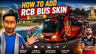 How to Add RCB Bus Skin in Bus Simulator | Full Tutorial 2026 screenshot 4