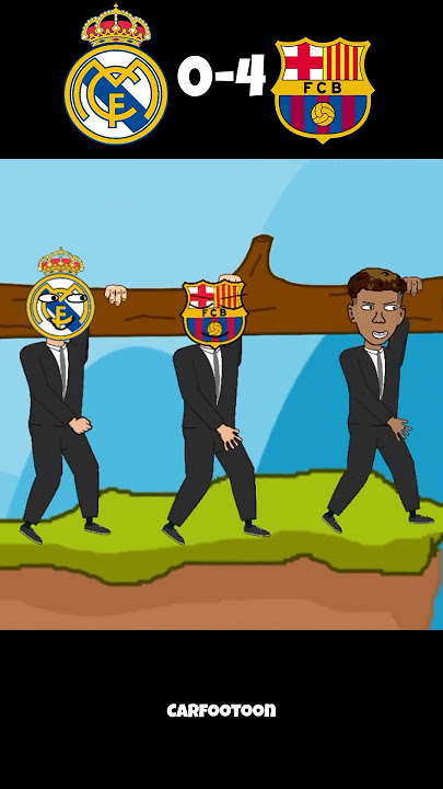 Highlights of real madrid vs barcelona 0-4 😅⚽️❤