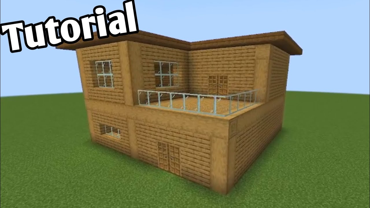 Minecraft: How To Build a Modern Wooden House Tutorial (Easy) - YouTube