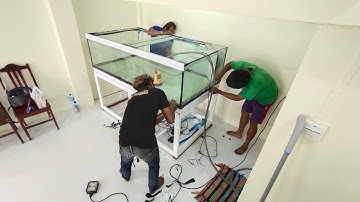 เปรม มหาชัย - ทำกรองล่างสำหรับตู้ปลา 72 40 20 พร้อมทำระบบ Overflow Full Services + ล้าง 100% Set 2