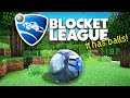 Rocket league in minecraft with real physics is insane