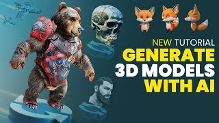 Amazing AI Text to 3D Model Generation (*With Free Credits)