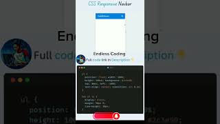 css responsive navbar.