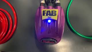Danelectro FAB Fuzz パープル Danelectro Fab Fuzz - YouTube