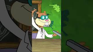 Sandy's drone spy mission went wrong #spongebob #sandycheeks #shorts