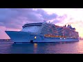 Oasis Of The Seas | Spectacular Sunset Departure From Port of Miami | Sept, 2020