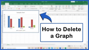 How To Delete A Graph In Excel (Deleting A Chart - Excel Tips)