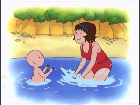 Caillou en Español - Nos vamos de camping.