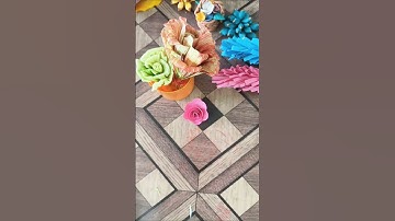 create beautiful paper flower 💐 l easy craft ideas ✨#funny #paperart #craft #papercraft #satisfying