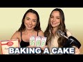 BAKING A CAKE FOR OUR 500th VIDEO - Merrell Twins Live
