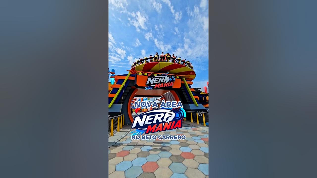 Conheça a Nerf Mania, a nova área temática do Beto Carrero World