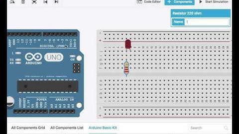 #1:  Simulador Arduino 123d Circuits