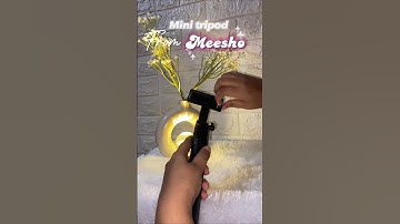 mini tripod from meesho🖤✨#meesho #tripod #selfistick #minitripod #meeshofinds #youtubeshorts